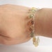 Teardrop Rainbow Flourite Bracelet in Sterling Silver, On Sale 25% Off