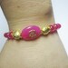 Allah (God Name) Pink Gemstone Bracelet
