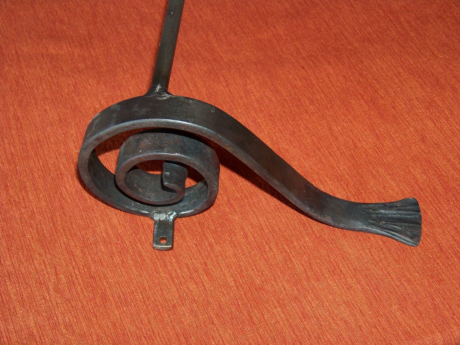 Wrought Iron Scroll Towel Bar by on Etsy