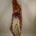 Wood carving,Elf,Wizard,carved by Sean Reynolds,unique gift,hand carved,cottonwood,wizards tower,bark,basswood