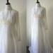 SALE 60s Velvet Wedding Dress