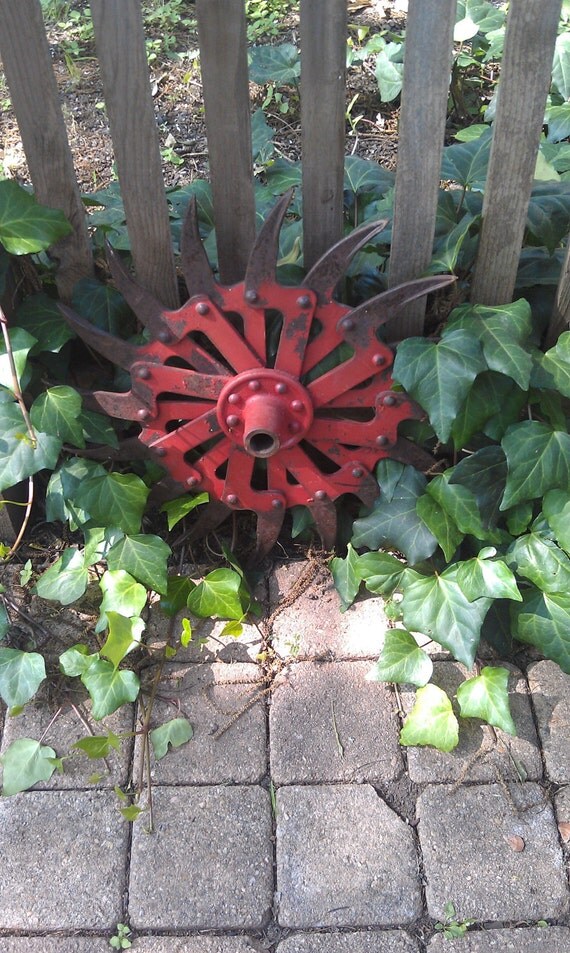 Rusty Metal Garden Art Industrial Chic Decor