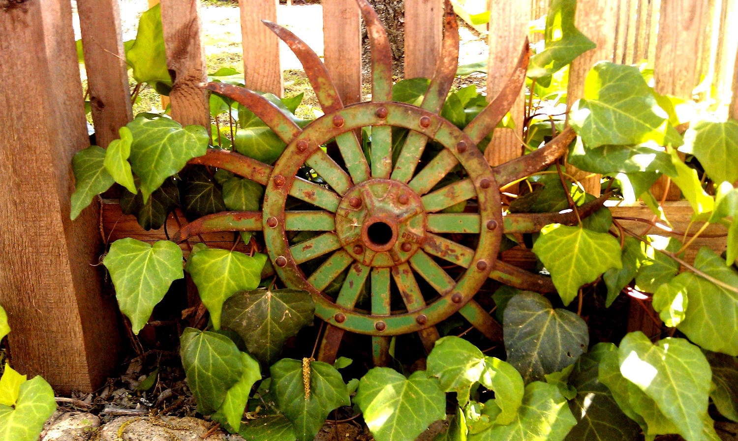 Rusty Metal Garden Art Industrial Decor