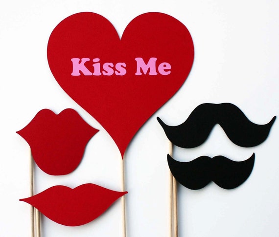 Items Similar To Valentines Day Photo Booth Props Piece On Etsy