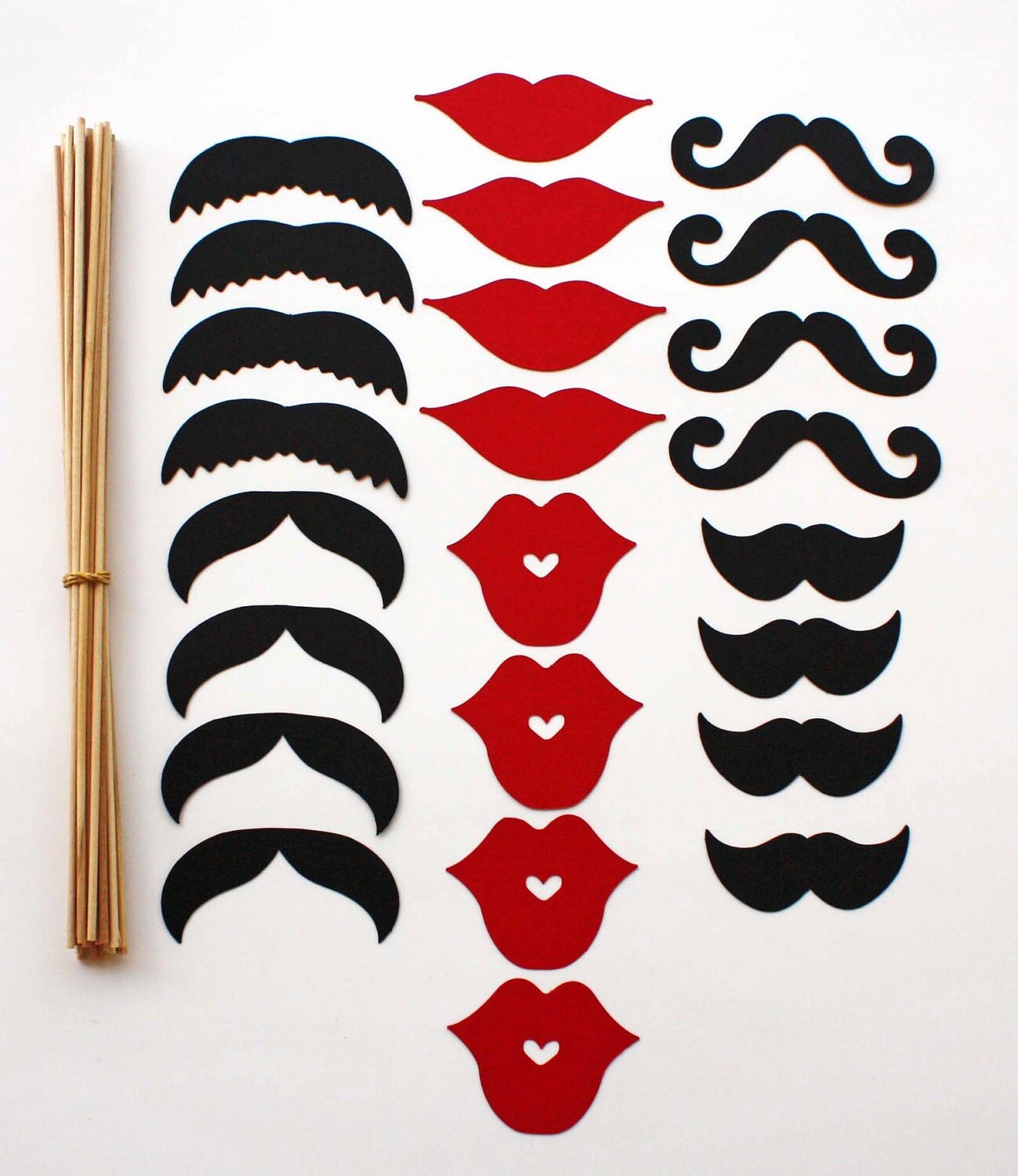 Items similar to DIY 24 Piece Photo Booth Props on Etsy