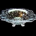 Vintage 1930s Cambridge Glass Rose Point Bowl Etched 12 inch LARGE Bowl