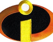Disney/Pixar The Incredibles Logo Costume Embroidered Iron On Officially Licensed Applique Patch