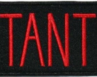Ghostbusters Stantz Name Tag Iron On Uniform Costume Applique Patch