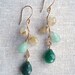 Summer Clearance SALE... 30% off... Originally 52.00... Golden Rutilated Quartz, Green Aventurine, Green Onyx & 14k Gold-filled