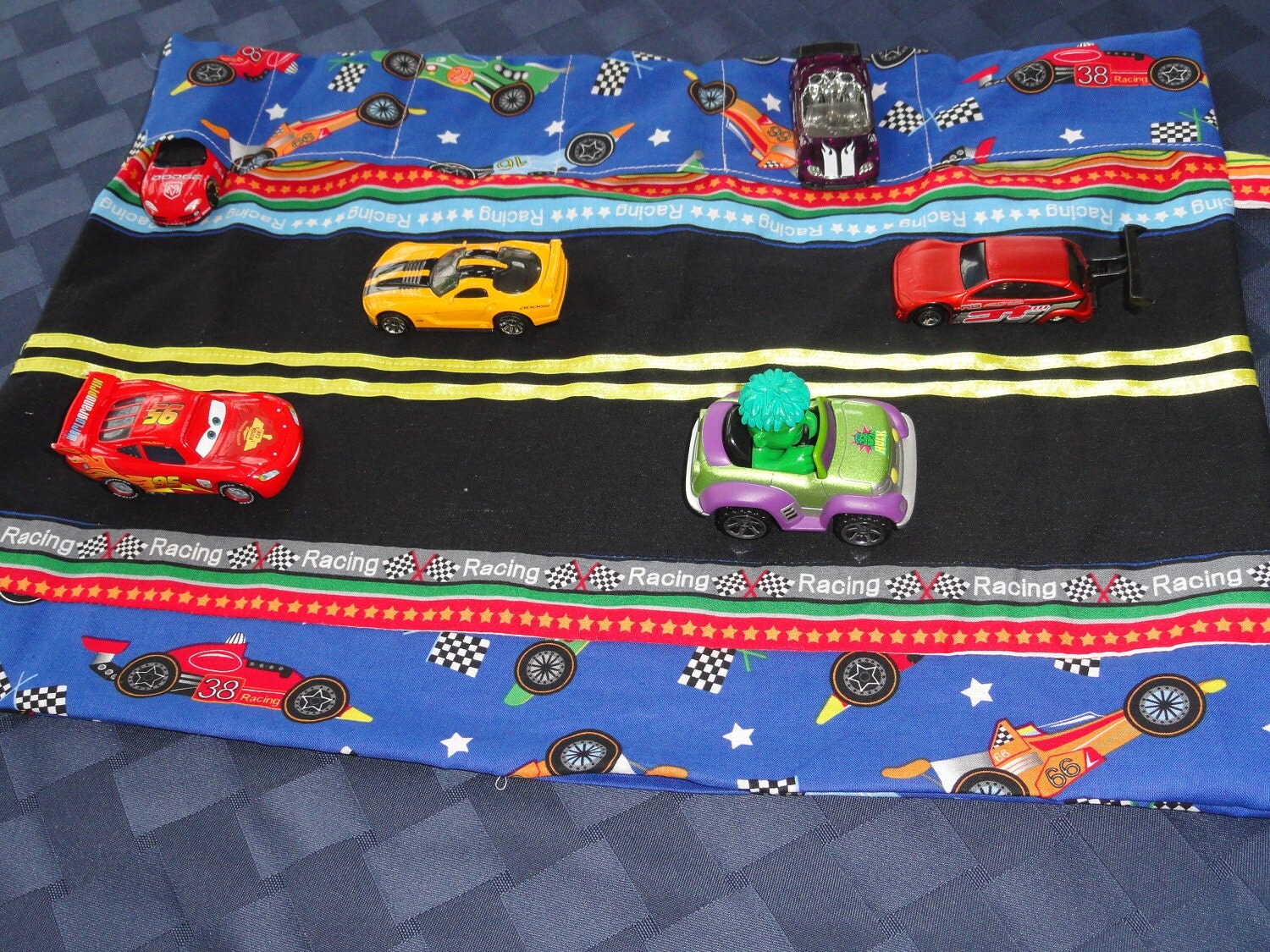 Matchbox Car Caddy Roll Up Play Mat