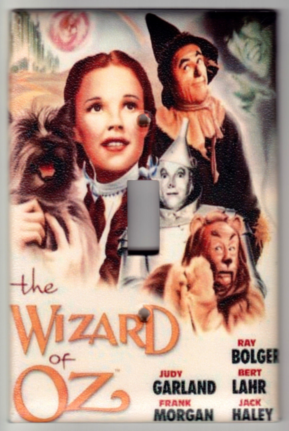 Vintage Wizard of Oz Movie Poster Switchplate Cover Single