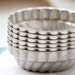 Vintage Mini Aluminum Swirl Bundt Pans Tart Pans - Set of 6