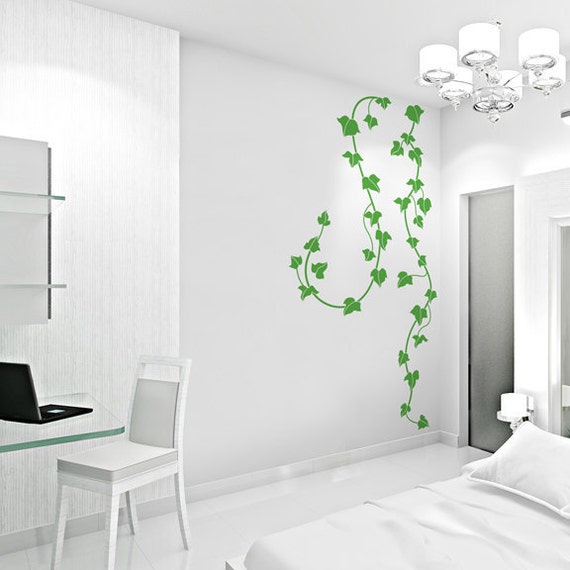 Ivy Vines Vinyl Wall Decal Ivy Decal Ivy Sticker Vine