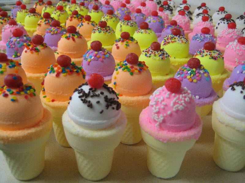 Ice Cream Cone Bath Bomb