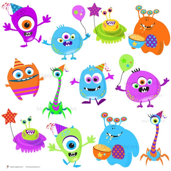 funny monster clipart - photo #27