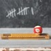 Vintage Stanley Yellow Zig Zag Wooden Ruler Number 227 Brass Extension