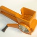 Vintage Orange Mouli Grater Mouli-Master w/Three Drums WL Housewares Moulinex Made in France Grates, Shreds & Slices