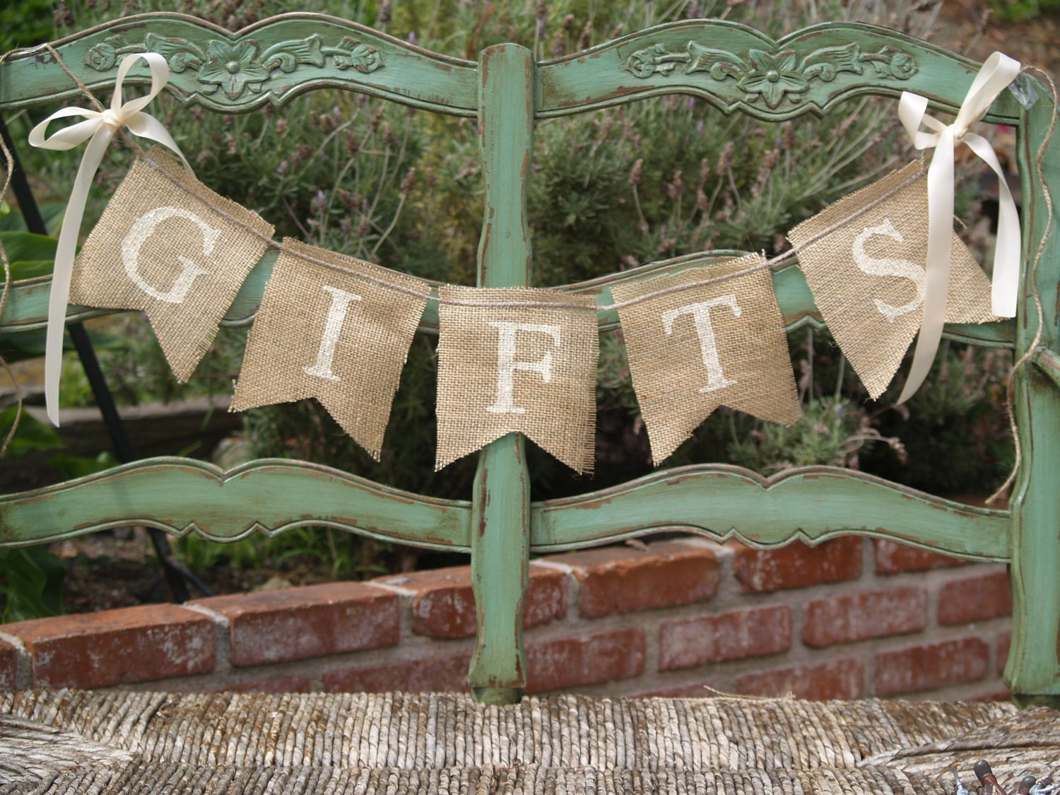  GIFTS burlap banner Wedding Banner Gifts Sign Etsy