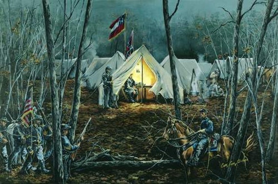 Items similar to Civil war art, Fine art prints, General