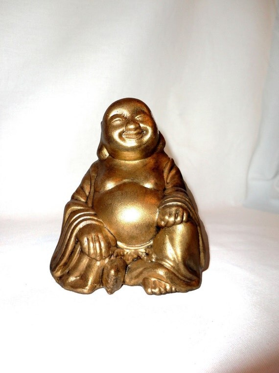 Buddha Statue Antique Gold