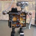 Audio The Robot, Recycled Metal Sculpture