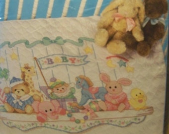 Dimensions Toy Shelf Baby Quilt KIT