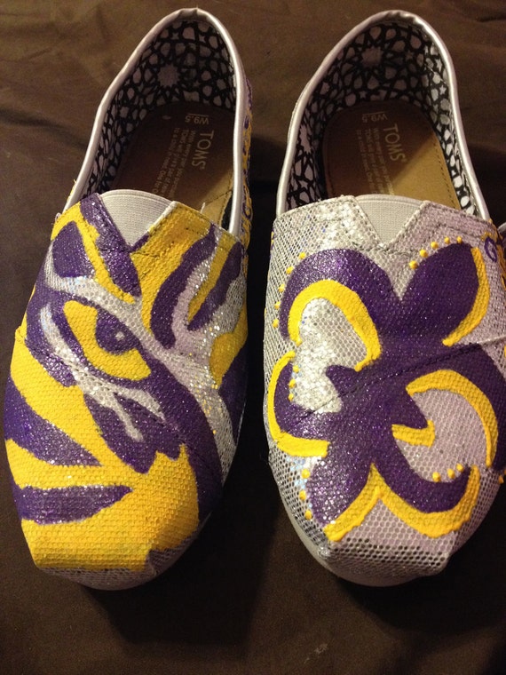 custom lsu shoes