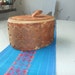 Vintage Swedish Birch bark box with lid Beautiful pattern