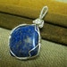 Lapis Lazuli Wire Wrapped Pendant