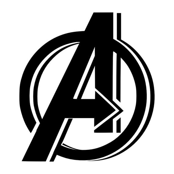 Items similar to Avengers Vinyl Decal Symbol on Etsy