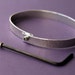 Discreet aluminum lockable cuff, for slaves in a Bdsm relationship. Slave cuff.
