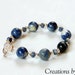 Blue Stone Bracelet by Creations by Emily