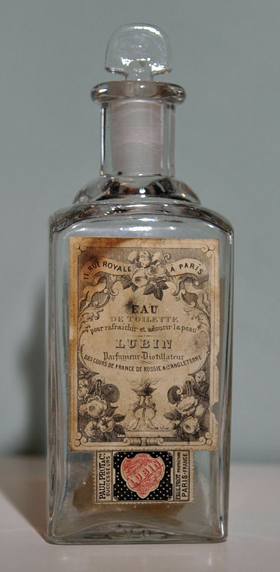 Rare PARIS LUBIN PARFUMEUR Eau De Toilette Bottle