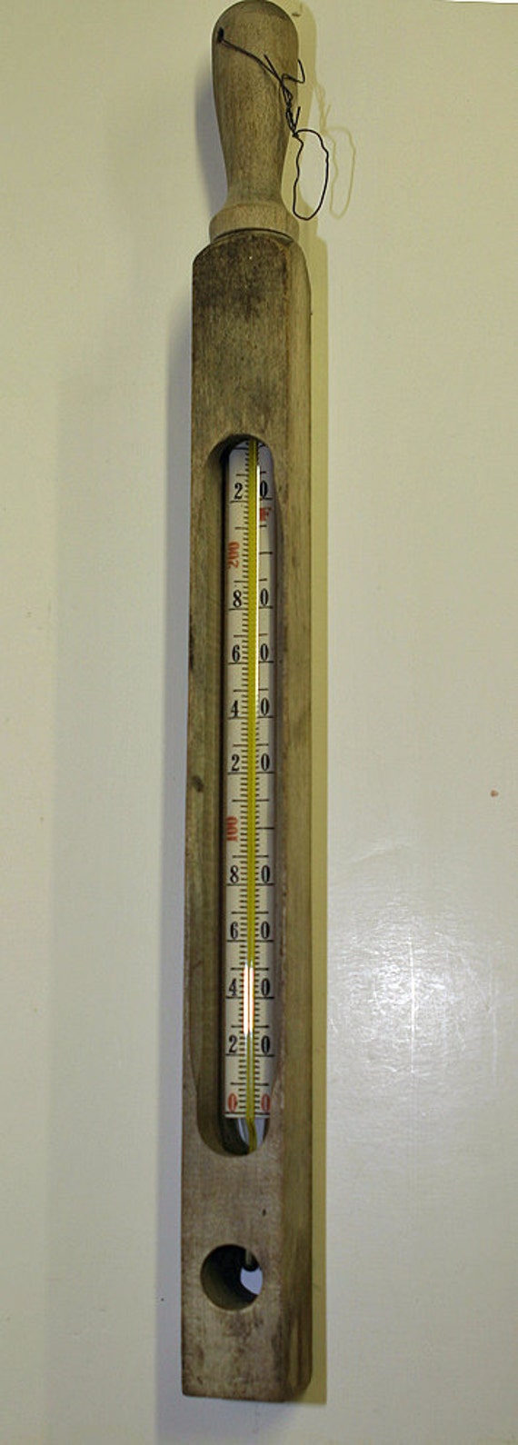 Reserve/ Antique Vermont 1800s MEDICAL THERMOMETER