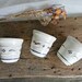 Vintage Trio of Longaberger Pottery Votive Candle Holders