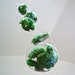 Hanging Glass Decor with Preserved Moss / Hanging Decoration