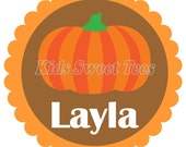 Autumn personalized pumpkin - digital image - Halloween - Fall - Thanksgiving Il_170x135