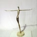 Metal Sculpture, Nude (abstract), Gold tone Overlay
