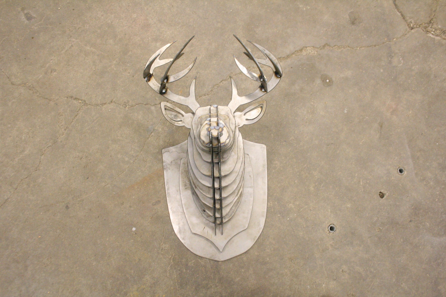 Metal Deer Head Wall Mount