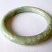 Vintage Light Green Faux Jade Bangle