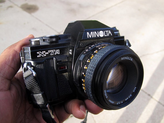 Minolta X-7A/X-370 SLR Camera