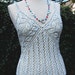Handknitted Women Lace Top, Summer Tank, Blue, White and Yellow Top, Bikini, UK Seller