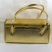 Vintage Handbag Gold Lame Evening Special Occasion