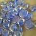 Lot of Clear and Blue Flat Bottom Marbles WYSIWYG