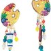 RESERVED - LATR Artist Arugula Earrings by Lunch at the Ritz