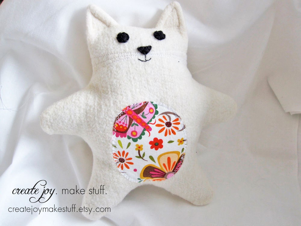 Plushie Cat Sewing Pattern PDF printable DIY Quick