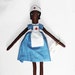 Esther Nurse Ragdoll: Cloth,Sewing, Handmade from Vintage and Recycled Materials