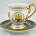 FREE SHIPPING 1940s FRENCH Limoges France Gilded Napoleon Regal Bumble Bee Eagle Jubilee Tea Cup and Saucer Home Decor Antique Tea Party