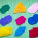 Felt Pattern Blocks - Preschool Math - Felt Shapes - Felt Toy