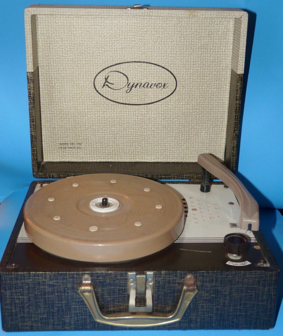 1940s Dynavox Portable Record Player Working Condition